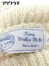 ◇ KERRY WOOLLEN MILLS ウール100% タートルネック 長袖 ニット セーター サイズ 32 アイボリー レディース 1105310022809_画像3