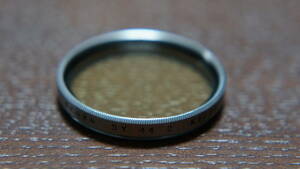 ★美品★[30.5mm] Kenko Y1 SY44.2 銀枠モノクロ用フィルター [F3669]