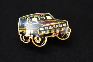 ■ NISSAN ピンバッジ 3D Gold PATROL 260 パトロール ラリー仕様車 W32mm Rcitys DAKAR 日産サファリ