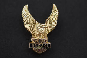 ◎ Suzuki Pin Badge Embleme W21㎜ Rcitys Moto Suzuki Моторный цикл Moto Bike GSX1300R FALCON 1100S KATANA R1000S750S400S250S225GT