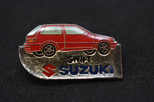 ◎ SUZUKI 3Dピンバッジ SWIFT 欧州発売記念 W30㎜ rcitys スズキ スイフト欧州仕様車 スポーツ sport