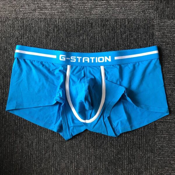 G-STATION ブルー ボクサーパンツ