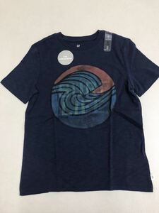 GAP# new goods #130# Gap #SURF# navy # surfing # nighttime fluorescence # T-shirt # navy blue # wave riding #USA#21#2-2