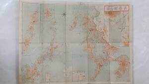 大正９年　帝國府県地図　長崎県　和楽路會製図　古地図