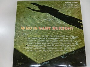 ペラジャケLP / Gary Burton / Who Is Gary Burton? ヴァイヴの神技 / RCA Victor / SHP-5196 / Japan /