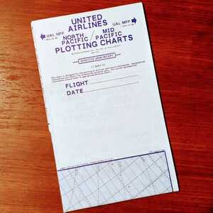 ユナイテッド航空　PLOTTING CHARTS　航路図