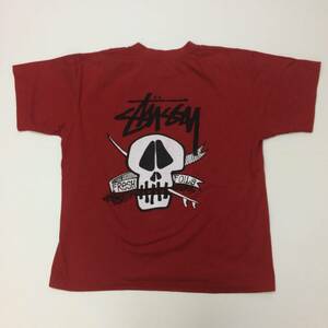 90s USA製 ステューシー STUSSY FRESH FOILS SKULLTシャツ Mサイズ スカル シングルステッチ