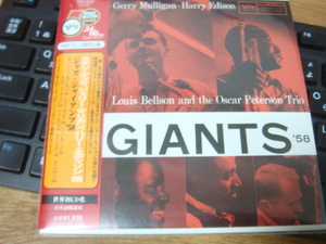 STAN GETZ GERRYMULLIGAN JAZZ GIANTS 58 verve　紙ジャケｃｄHARRYEDISON OSCAR PETERSON HERB ELLIS RAY BROWN LOUIS BELLSON