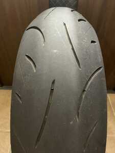 中古MCタイヤ 2019年製造 DUNLOP SPORTMAX D214 180/55ZR17 スポーツマックス 180 55 17 1719 M874