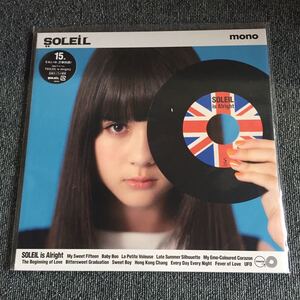 SOLEIL SOLEIL is Alright LP ソレイユ・イズ・オールライト 横山剣 サリー久保田 原田真二 高浪慶太郎 佐藤清喜 森若香織 210612