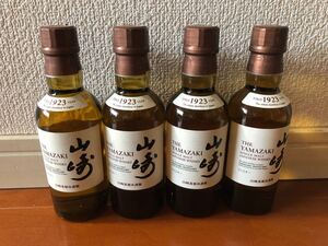 山崎 サントリー シングルモルトウイスキー モイスト 180ml ノンビンテージ ウイスキー 4本セット Single malt