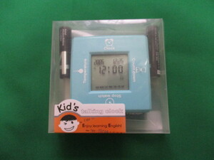 [ unused ] Kid*s talking clock English multifunction alarm clock clock stopwatch thermometer count down 