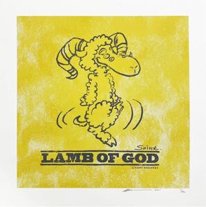 セール【新品未開封】LAMB OF GOD 細川雄太 版画 直筆EDサイン入り 100枚限定 1桁台　即完売品