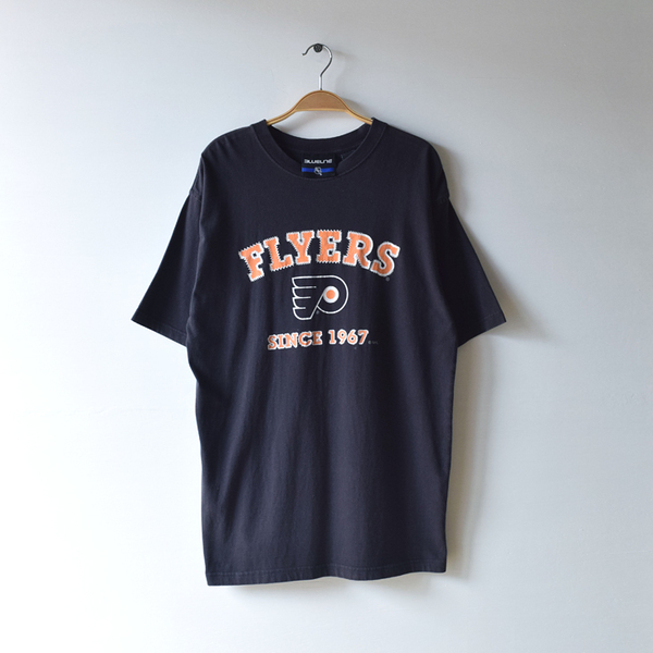 【送料無料】NHL FLYERS Tシャツ アイスホッケー フィラデルフィアフライヤーズ 古着 メンズM BB0107