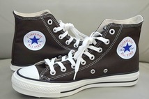 新品未使用 CONVERSE コンバース ALLSTAR CANVAS AS J HI 日本製 MADE IN JAPAN ダークブラウン 定価13200円 US7 25.5センチ 送料無料_画像5