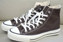 新品未使用 CONVERSE コンバース ALLSTAR CANVAS AS J HI 日本製 MADE IN JAPAN ダークブラウン 定価13200円 US7 25.5センチ 送料無料_画像2