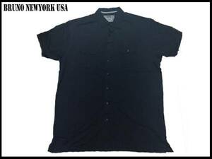 大きいサイズ　XXXLT新品 【紺色-3XLT】 Bruno Newyork シャツ　USAビッグサイズ