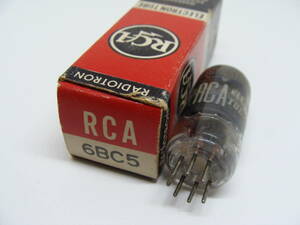 真空管 6BC5 RCA 箱入り 試験済み 3ヶ月保証 #017