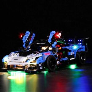 激レア!! MOC ブロック テクニック 42123 互換 マクラーレン セナ GTR LEDライト 照明 キット カスタム パーツ DL163