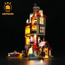 激レア!! MOC ブロック 75980 互換 ハリーポッター 隠れ穴の襲撃 LEDライト 照明 キット カスタム パーツ DL157_画像5