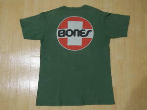 サイズL！80年代～ POWELL BONES Tシャツ オリジナル ボーンズ パウエル ビンテージ santacruz ゾーラック zorlac ジミーズ サンタクルーズ