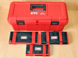 ★TONE ツールバッグ 布袋 KTC プラハードケース EKP-2 4点セット★ツールボックス 工具箱 トネ♪