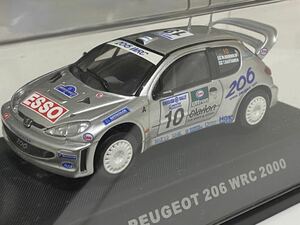 プジョー 206 WRC ミニカー 1/43 JADI 206RC