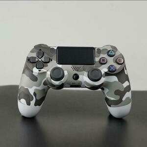 PS4 コントローラー グレー迷彩 最新モデル ワイヤレス プレステ4 互換