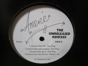 Amerie / The Unreleased Remixes, 1 Thing, Juelz Santana, Jay-Z, Nas. The Metersネタ