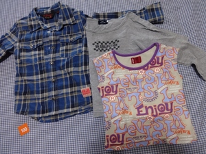 KIDS brand 3 point set [ 100 cm ] Levi's shirt KRIFF MAYER