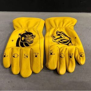 ハンドメイド レザー グローブ タトゥー バイク キャンプ アウトドア ハーレー