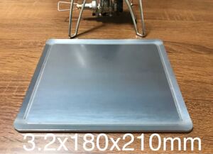 ソロキャンプ 鉄板 3.2mm