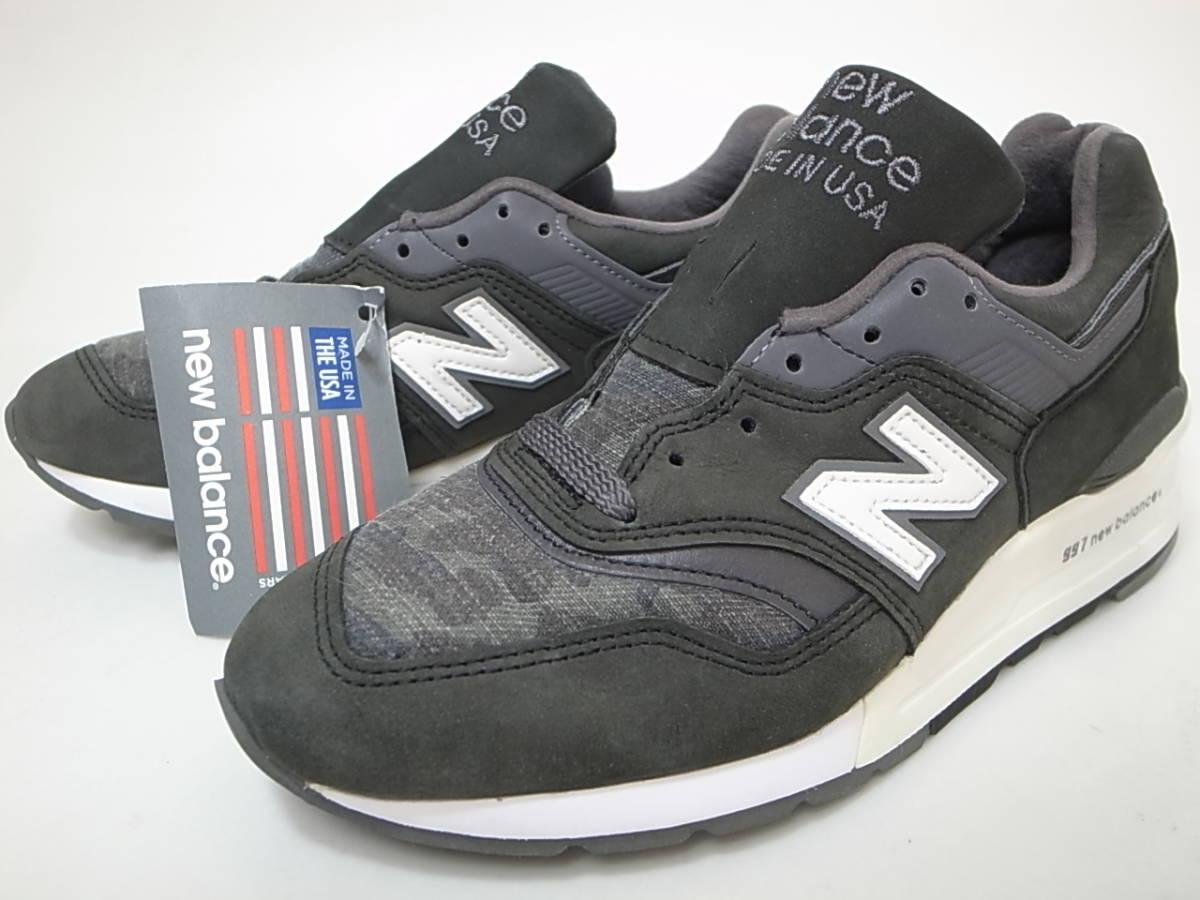 new balance M997 ブラック スエード レザー 革 米国製-