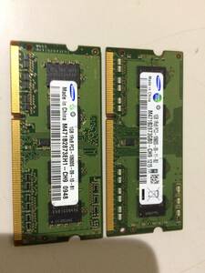  secondhand goods SAMSUNG DDR3 PC3-1333 2GB(1G*2) present condition goods 