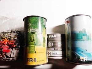 激レア 入手困難 35年以上前 富士写真フィルム カセットテープ オリジナル缶入り サウンドイメージ ジグソーパズル セット 非売品, おもちゃ、ゲーム, パズル, ジグソーパズル