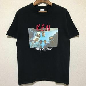 [即決古着]Ken Yokoyama/横山健/STRAIGHT OUTTA BUDOKAN/K.E.N(ケーイーエヌ)Tシャツ/バンドT/ブラック/GILDAN(ギルダン)製/Mサイズ