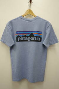 33S パタゴニア patagonia バックプリント 半袖Tシャツ オーガニックコットン ポリ混【S】