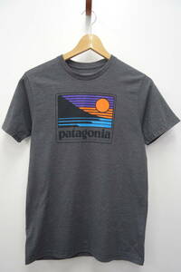 33S パタゴニア patagonia 半袖プリントTシャツ オーガニックコットン ポリ混【XS】