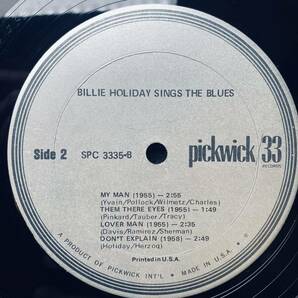 LP x 2 / Billie Holiday - Lady Day / Billie Holiday Sings The Blues / SOPL 176 / SPC-3335 / ビリー・ホリデイの画像7