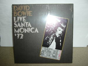 名手故Mick Ronson等在籍時 グラム期の貴重なライヴ録音「David Bowie Live Santa Monica’72」リマスター特別仕様BOX 輸入盤未開封新品。