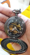 懐中時計 海外ブランド レトロ スチームパンク Retro Alloy Hollow Steampunk Skeleton Mechanical Quartz (SK)_画像10