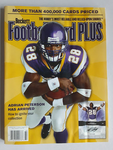 NFL FOOTBALL CARD PLUS July / August 2007 ADRIAN PETERSON
