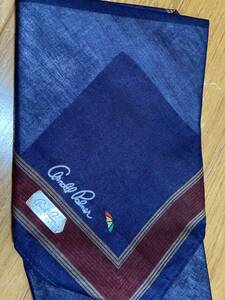  new goods Arnold Palmer( Arnold Palmer ) handkerchie navy blue color 