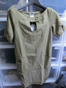 Chloe ワンピース TEE-SHIRT Tシャツ 半袖 2 オリーブ #7HTS81-7H088 クロエ