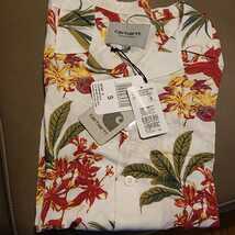 CARHARTT カーハート wip hawaiian floral ハワイアン シャツ フローラル S アロハシャツ SHIRT HAWAII シャツ 花柄 アロハ 新品 送料無料_画像6