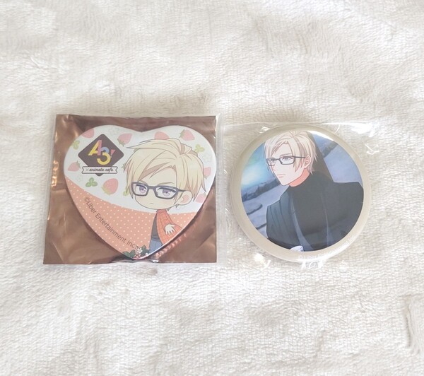 古市左京グッズ A3! エースリー アニメイトカフェ 缶バッジ