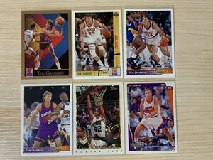 NBA Trading Card Tom Chambers Set of 6 Skybox Upper Deck 90-98 トムチェンバース 6枚セット Suns Jazz 90年代 画像転載禁止