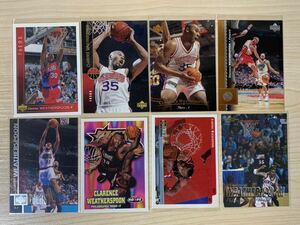 NBA Trading Card Clarence Weatherspoon Set of 8 クラレンスウェザースプーン 8枚セット Upper Deck 93-98 Philadelphia 76ers 90年代