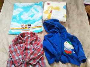  Anpanman towel new goods Kids used Western-style clothes size 80~85 cardigan Parker set price loose sale possibility 