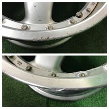 ★SSR STAR MAGNA 希少 旧車 当時品 15インチ 15×7J +15 114.3 5穴 ハブ:約74 4本 国産アルミ 中古 ★腐食劣化 錆びなどあり ★送料無料_画像10